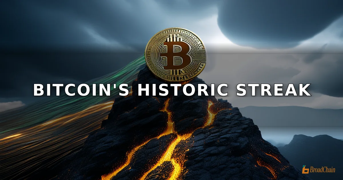 比特币连续8个交易日上涨，为两年来首次