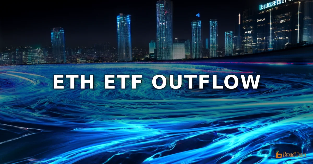 Ethereum-Spot-ETF verzeichnet an einem Tag Nettoabflüsse in Höhe von 55,7 Millionen US-Dollar; Blackrocks ETHB verzeichnet hingegen Nettozuflüsse