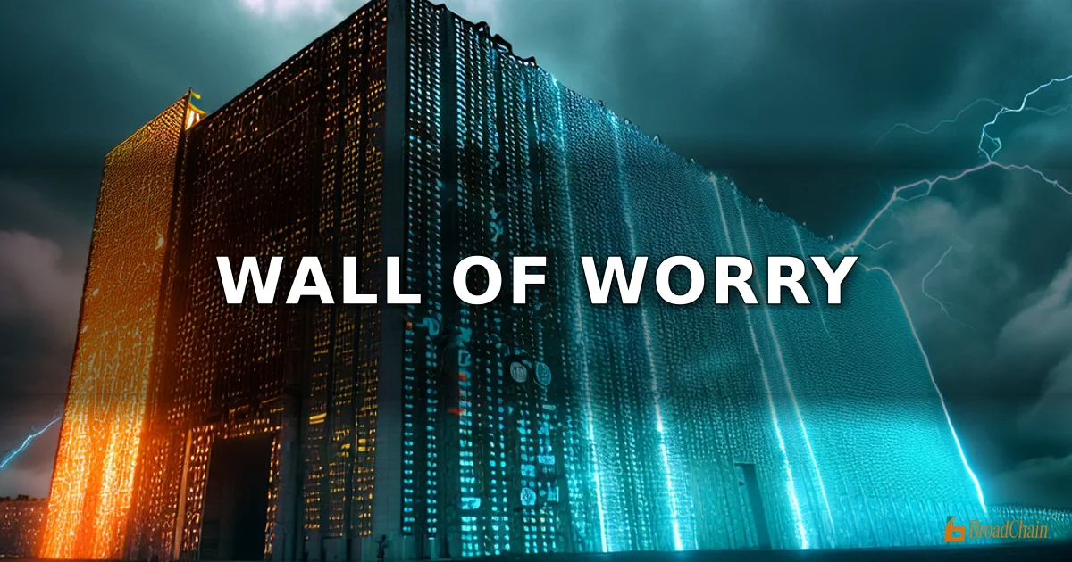 机构与散户行为背离，比特币处于“忧虑之墙”式上涨行情