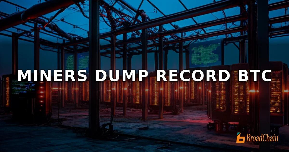 比特币矿工一季度抛售4万枚创纪录，停火反弹蒙上阴影