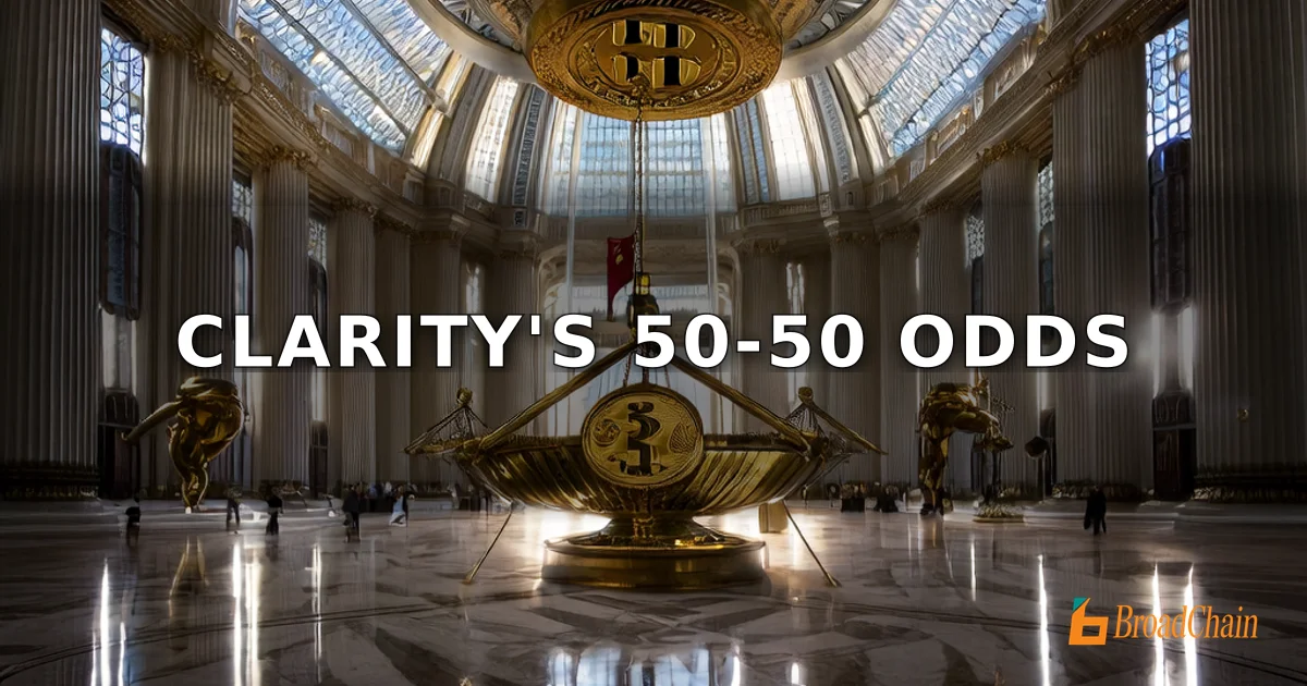 Galaxy: โอกาสที่ CLARITY Act จะผ่านในปี 2026 อยู่ที่ประมาณ 50-50 โดยเดือนพฤษภาคมเป็นหน้าต่างสำคัญ