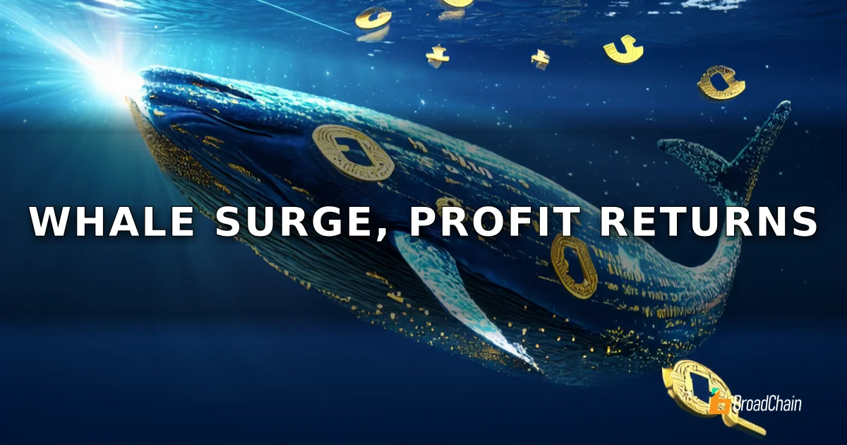 นักลงทุนระยะสั้นของ Bitcoin กลับมาทำกำไรอีกครั้ง ปลาวาฬสะสม 270,000 BTC ต่อเดือน