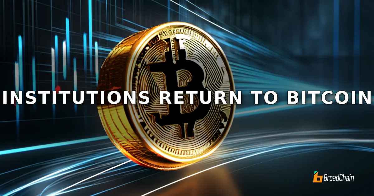 นักลงทุนสถาบันสหรัฐฯ กลับเข้าสู่ตลาด Bitcoin อีกครั้ง Coinbase พรีเมียมกลับมาเป็นบวก