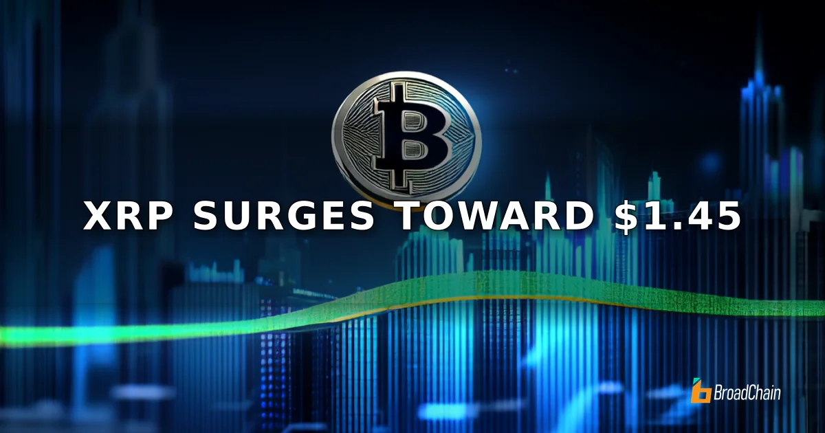 XRP strebt nach Widerstand bei 1,45 USD, technische Indikatoren deuten auf Aufwärtstrend hin