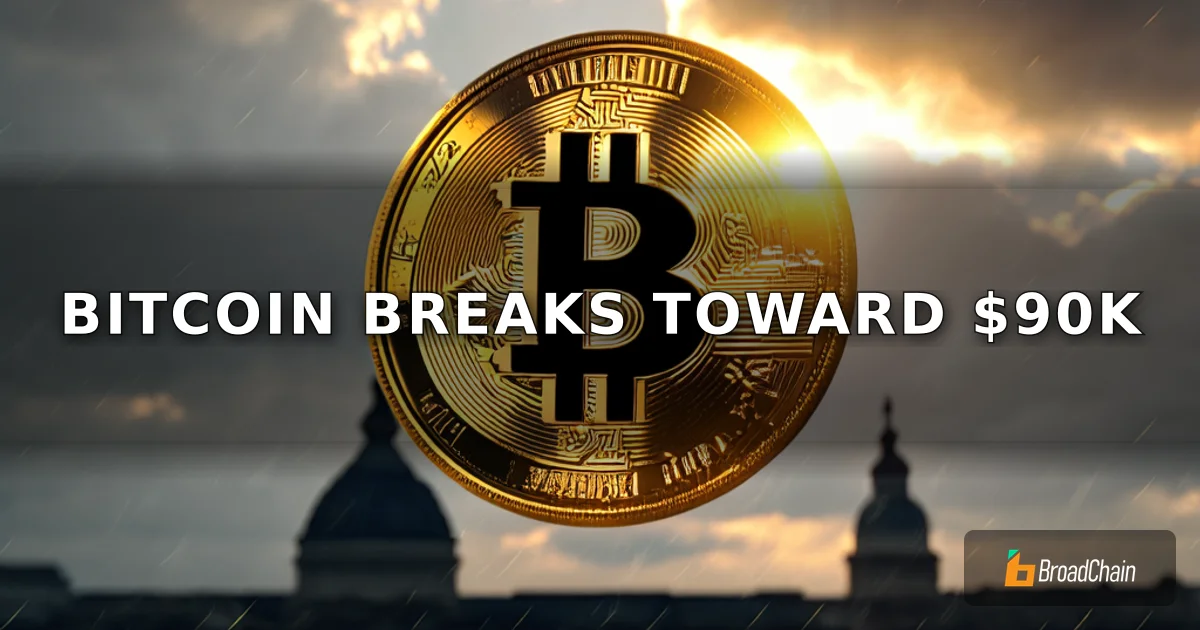 Kevin Warsh确认概率飙升，比特币目标看向90,000美元