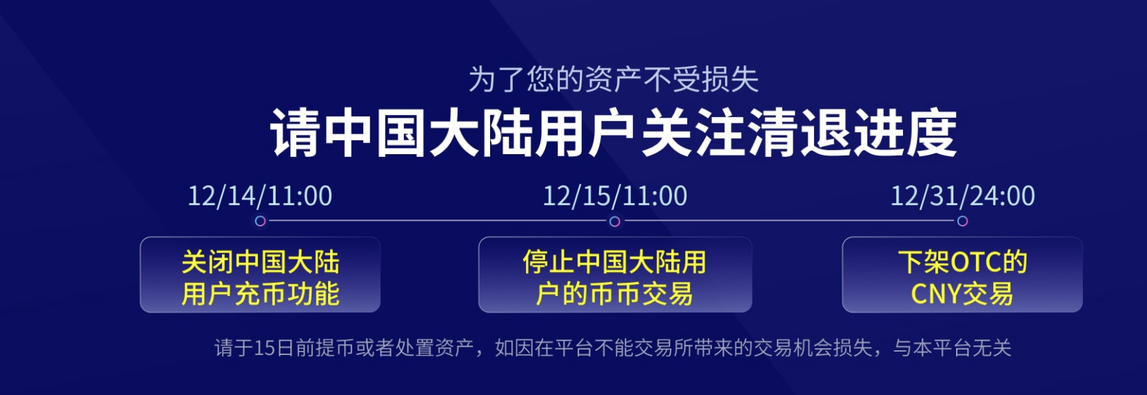火币退出中国市场进入倒计时，投资者需提前做好应对