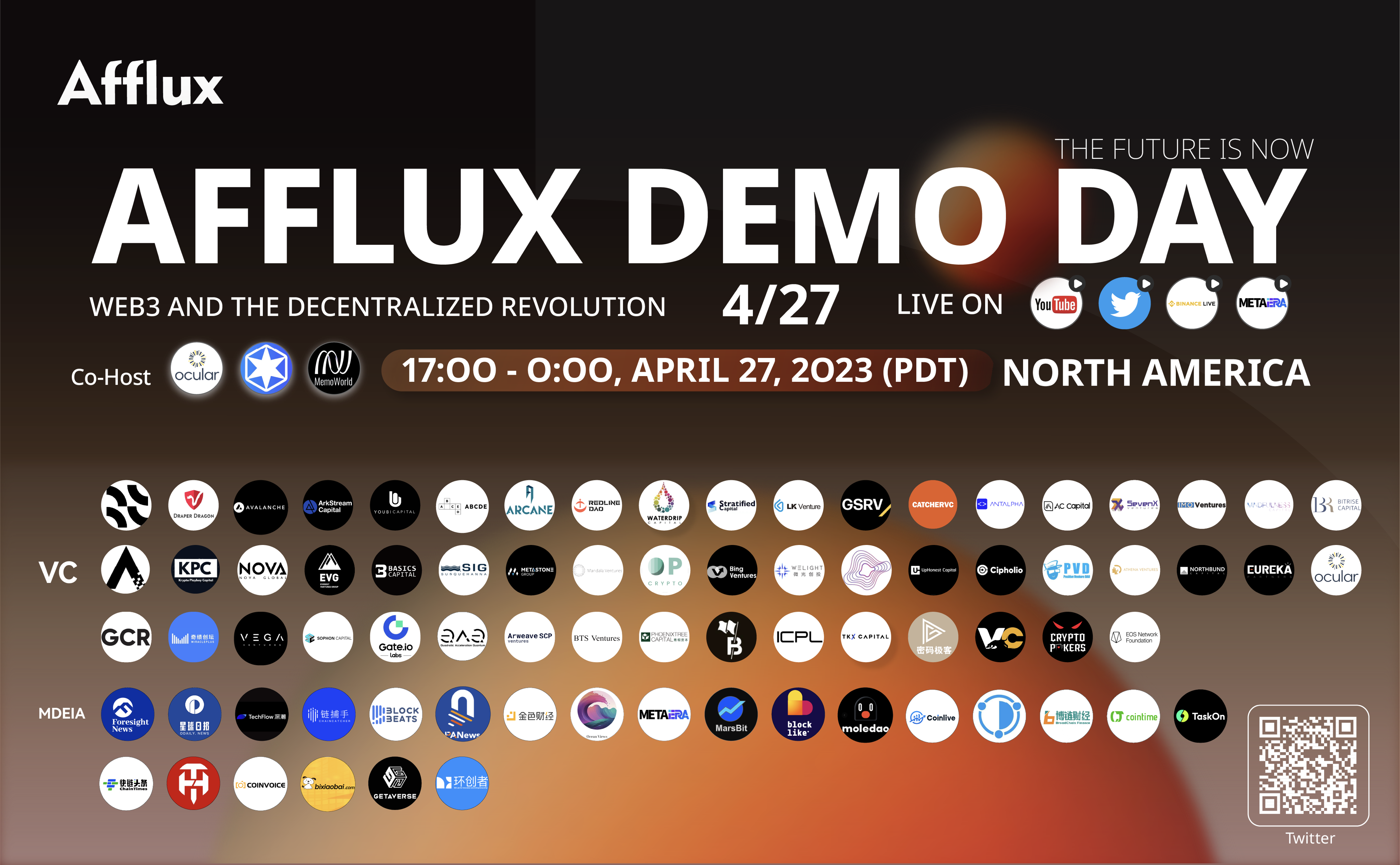 你错过了北美最火爆的Web3项目展示吗？AFFLUX Web3 Demo Day带你一览无余