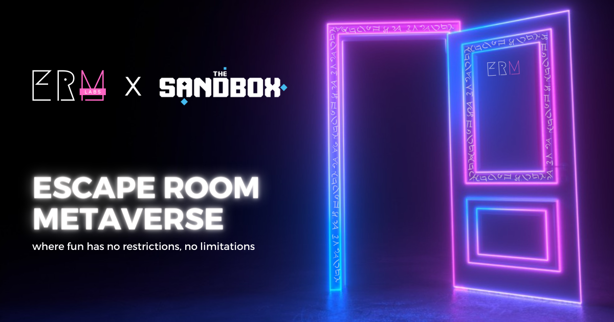 ERM LABS与The Sandbox达成合作，将真人密室逃脱游戏引进元宇宙