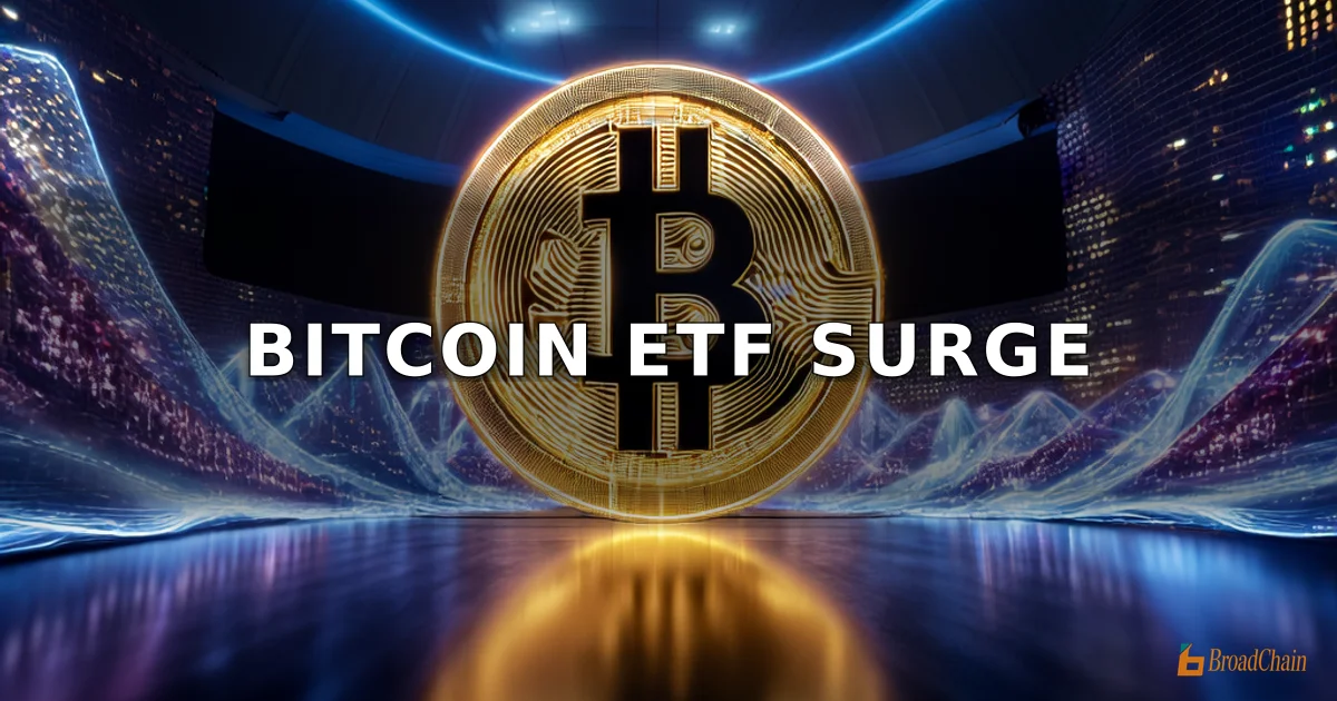 美国现货比特币ETF连续五天流入资金,创2026年新高